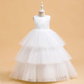 Party Wear Dress Casual Dresses White 6-7 Y 