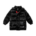 Boys Grey Hooded Solid Solid Long Sleeves Bomber Coats & Jackets Black 2-3 Y 