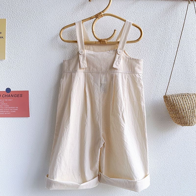 Girls Jumpsuit with Embroidery Jumpsuits   