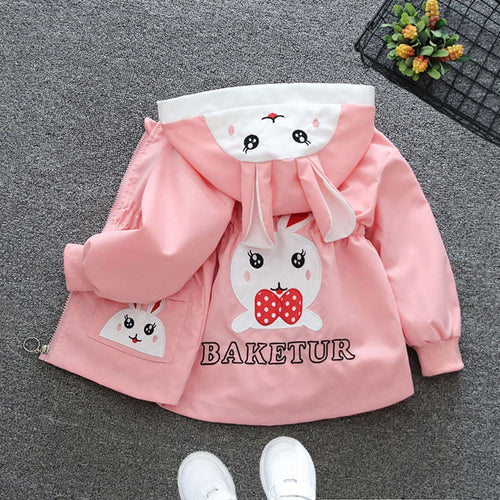 Girls Bunny Hooded Jacket (Copy) Coats & Jackets