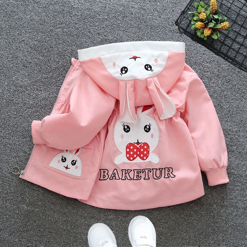 Girls Bunny Hooded Jacket (Copy) Coats & Jackets