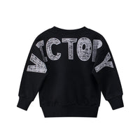 Boys Grey Long Sleeves Printed Sweatshirt Sweatshirts & Hoodies   