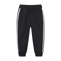 Boys Knitted Jogger with Side Stripes Trackpants & Joggers Black 1-2 Y 