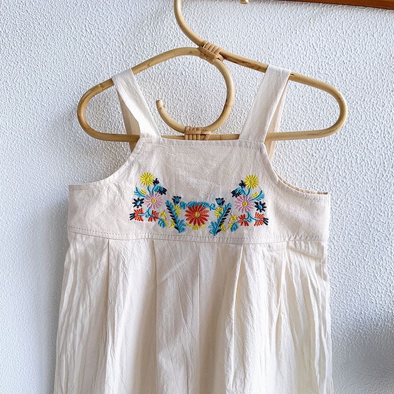 Girls Jumpsuit with Embroidery Jumpsuits   