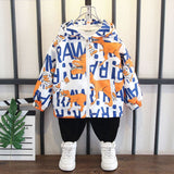 Boys Printed Hooded Jackets