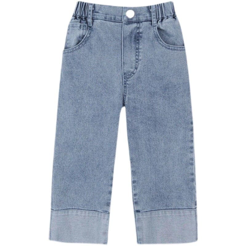 Girls Straight Fit Denim Jeans Light Wash 2-3 Y 