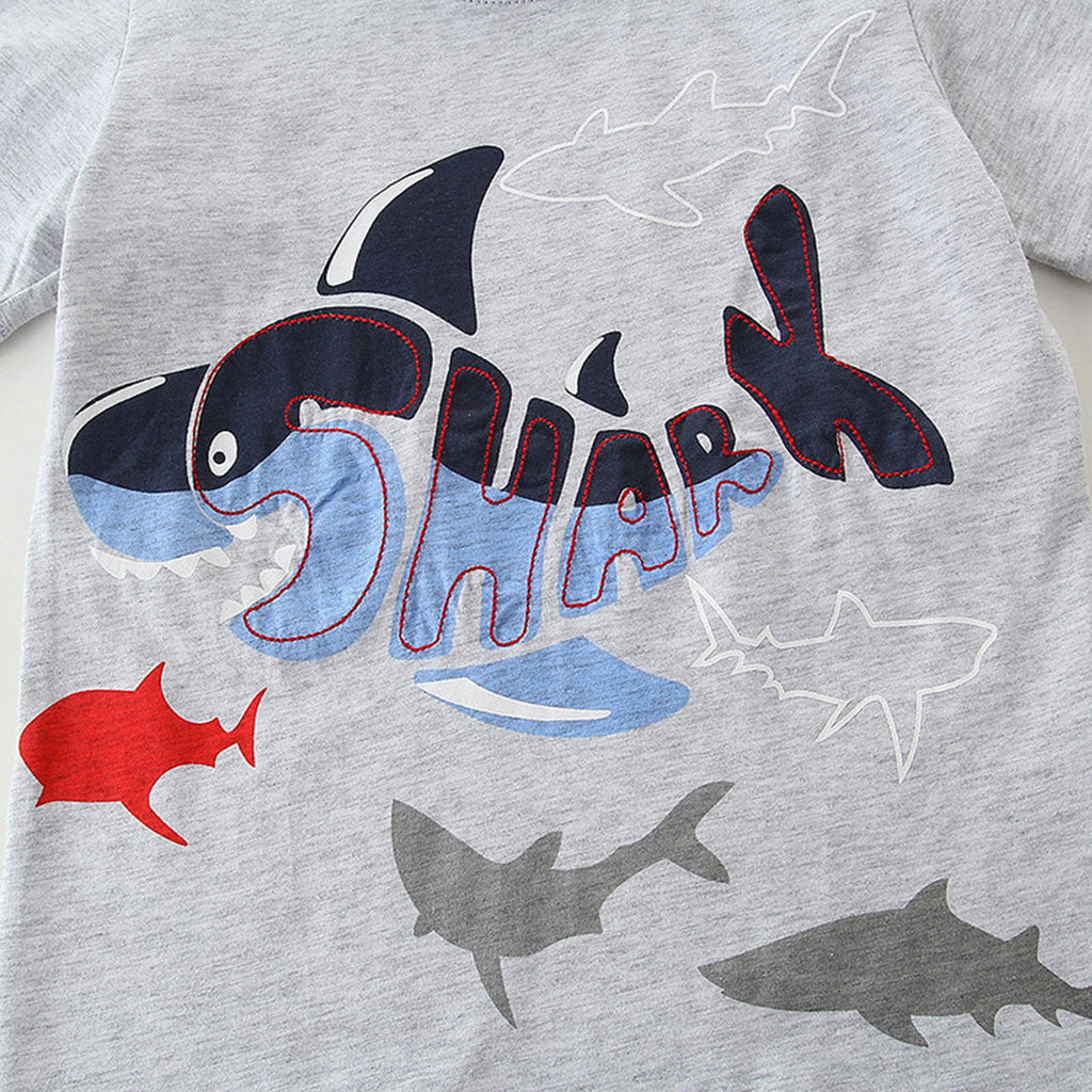 Shark cheapest Shirt and Shorts Outfit