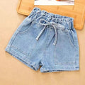 Denim Shorts With Applique Shorts Tie Knot 2-3 Y 