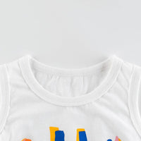 Boys Printed Sleeveless Tank Vests Tshirts   