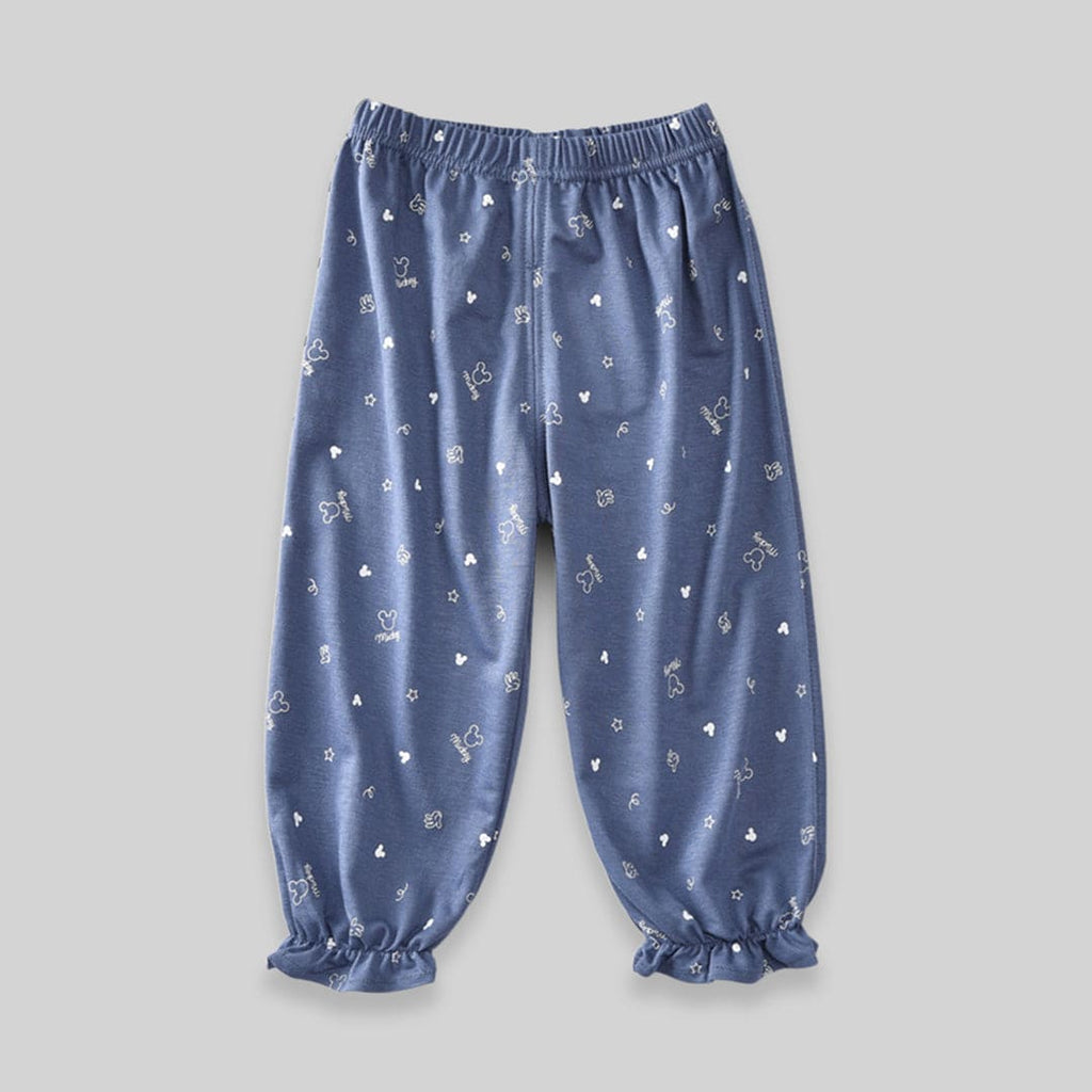 Girls Printed Joggers Joggers Blue 1-2 Y 