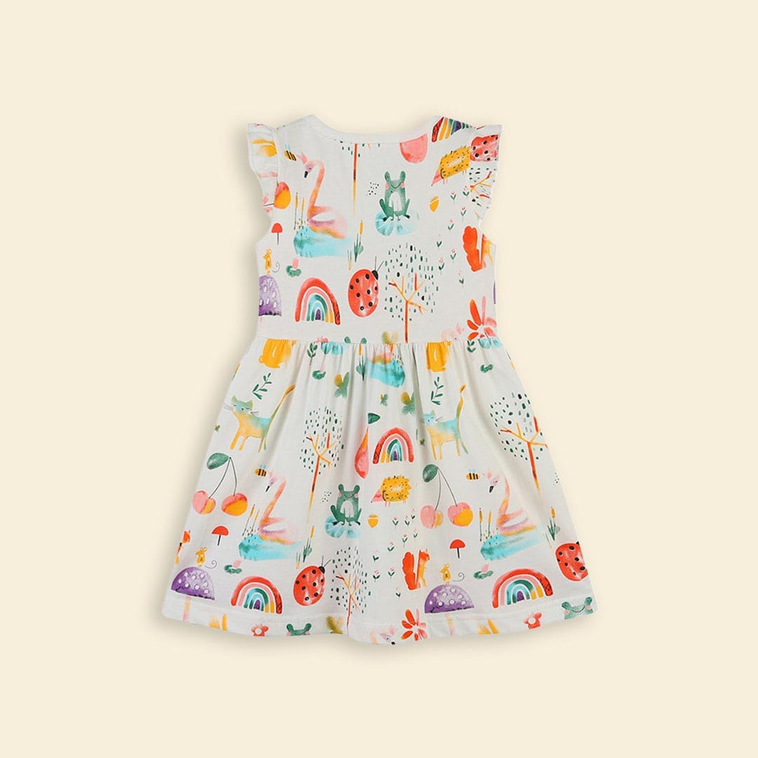 Girls All Over Printed Dress Casual Dresses   