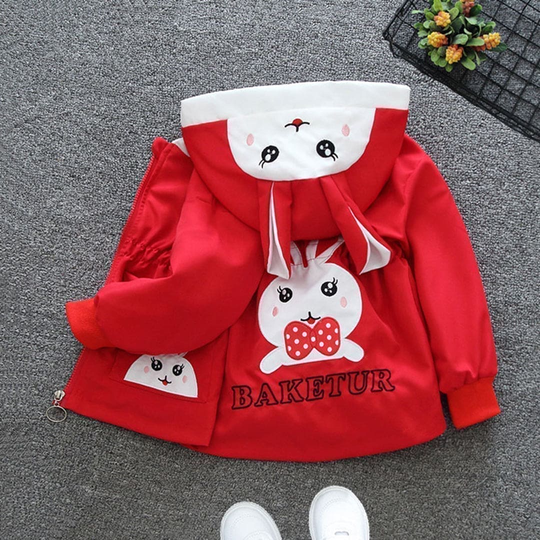 Girls Bunny Hooded Jacket (Copy) Coats & Jackets