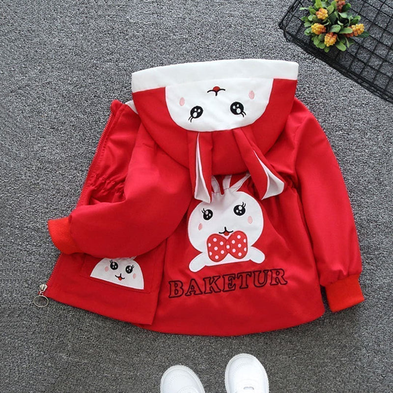 Girls Bunny Hooded Jacket (Copy) Coats & Jackets