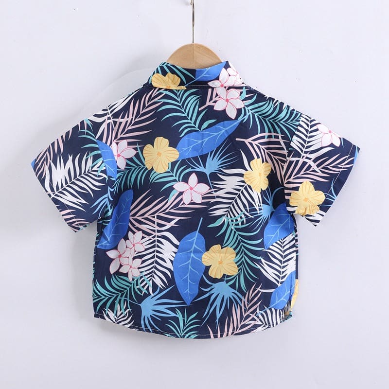 Boys Floral Printed Shirt Shirts   