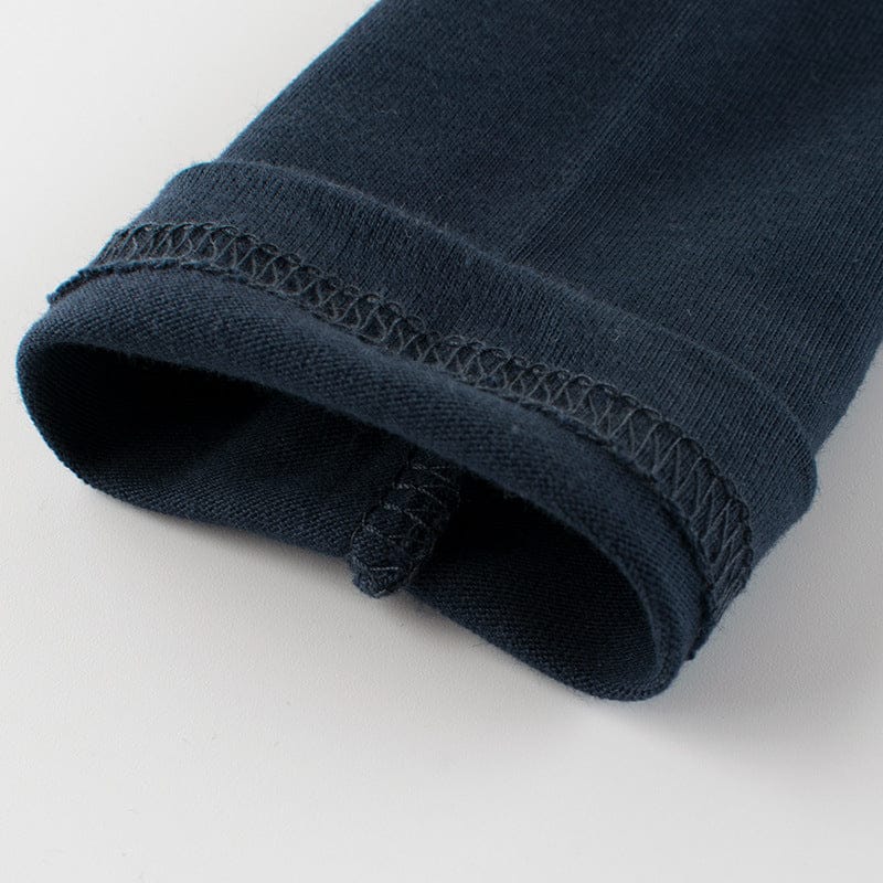 Boys Navy Blue Long Sleeves Printed Sweatshirt Sweatshirts & Hoodies   
