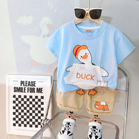 Girls Printed T-shirt with Shorts Set Sets   