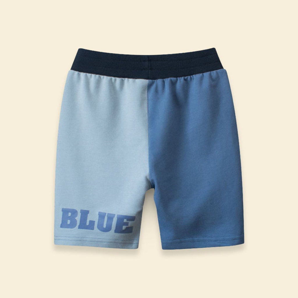 Boys Contrast Color Bermuda Shorts