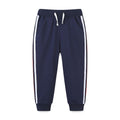 Boys Knitted Jogger with Side Stripes Trackpants & Joggers Navy 1-2 Y 