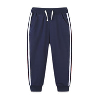 Boys Knitted Jogger with Side Stripes Trackpants & Joggers Navy 1-2 Y 