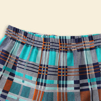 Boys Printed T-shirt & Checkered Short Set Sets   