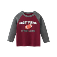 Boys Navy Blue Long Sleeves Printed Sweatshirt Sweatshirts & Hoodies   