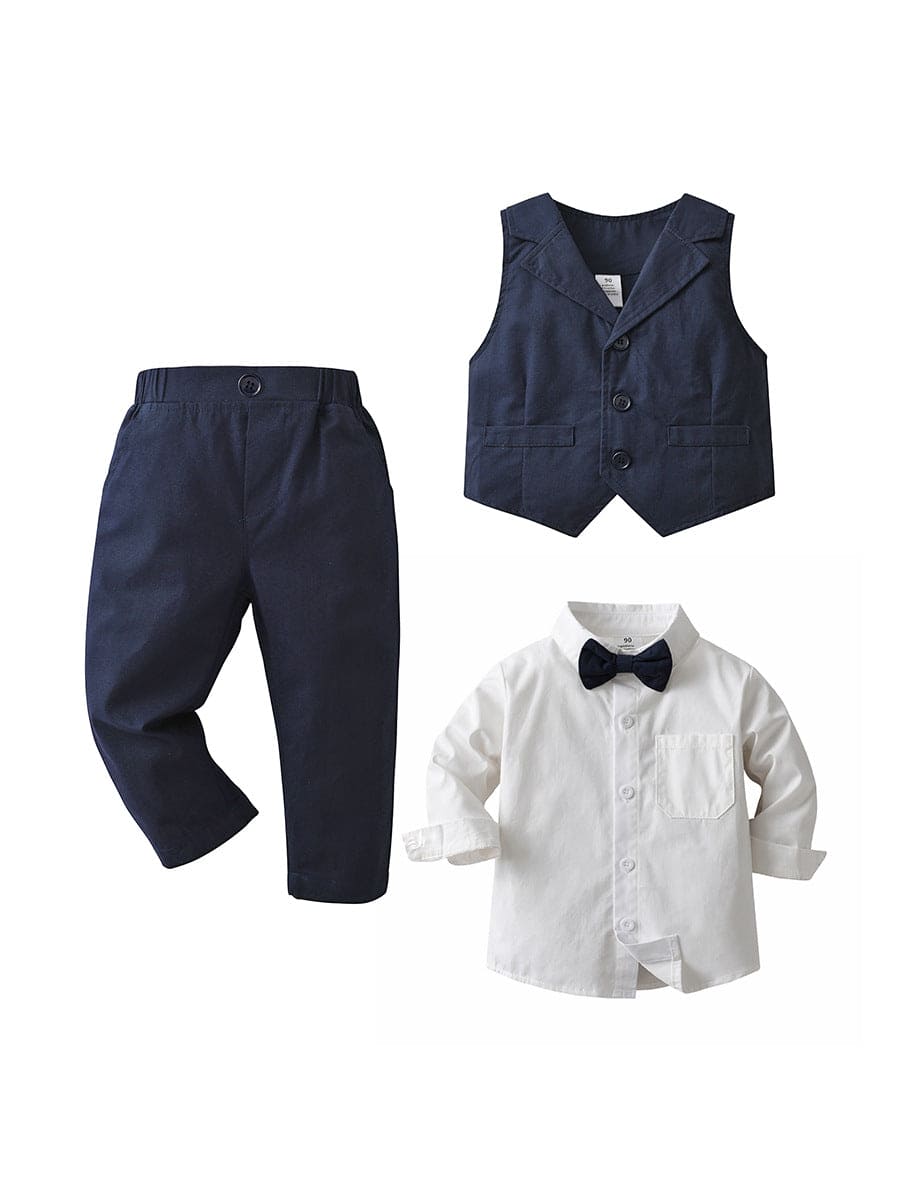 Boys Shirt with Trousers & Waistcoat Set 3 pc. Sets   