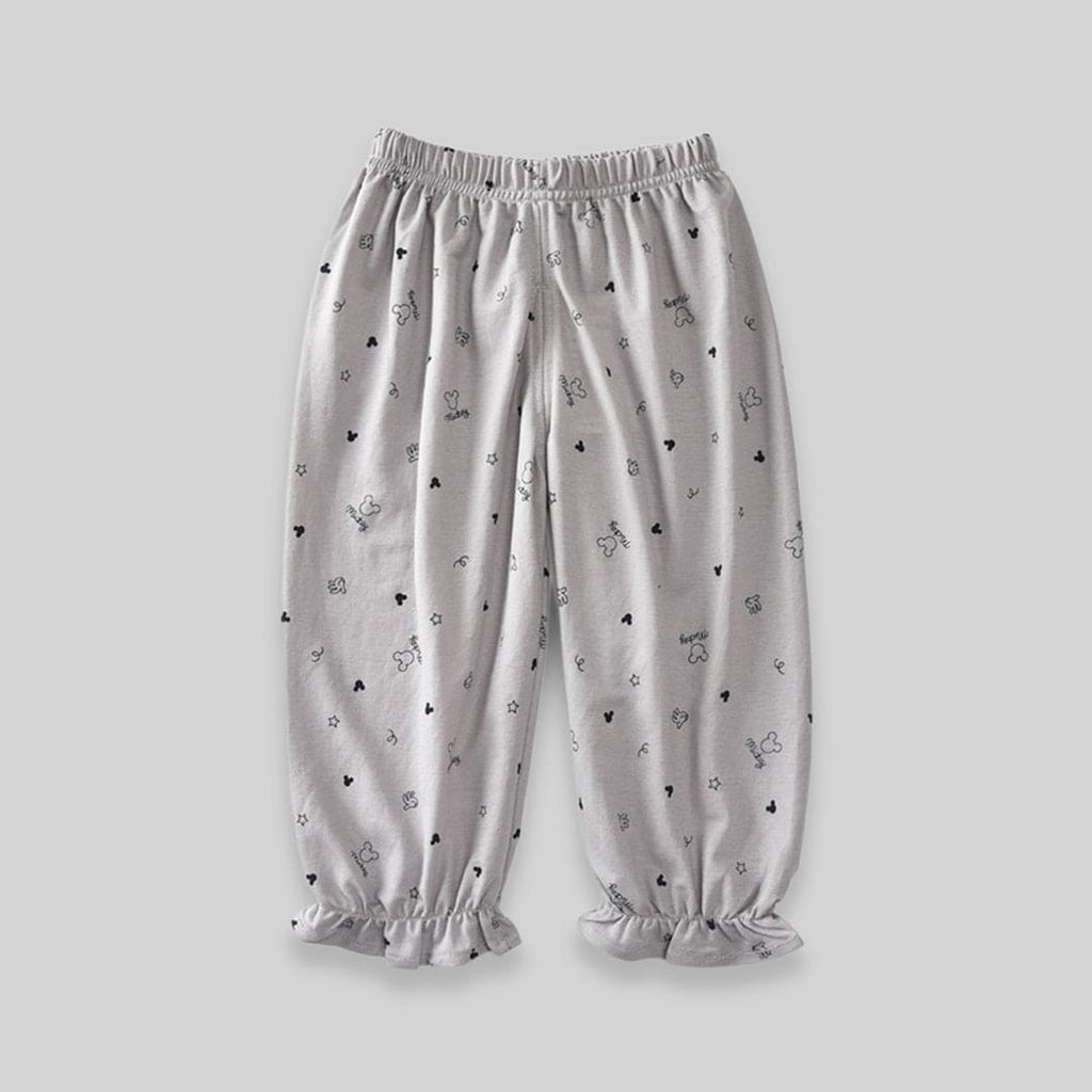 Girls Printed Joggers Joggers Grey 1-2 Y 