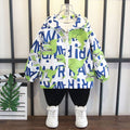 Boys Printed Hooded Jackets Coats & Jackets Green 1-2 Y 