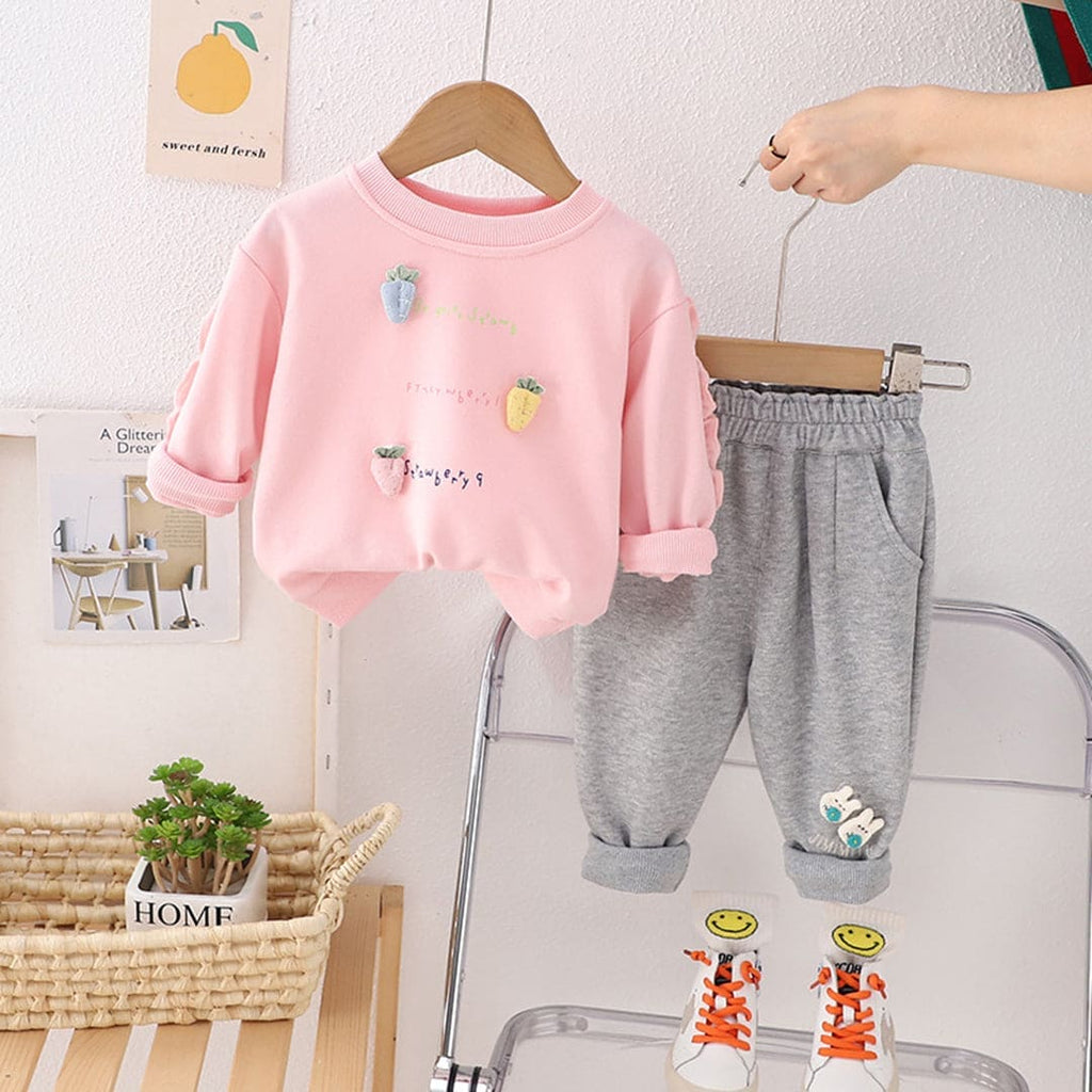 Girls Sweater with Joggers  Set