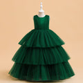 Party Wear Dress Casual Dresses Green 6-7 Y 