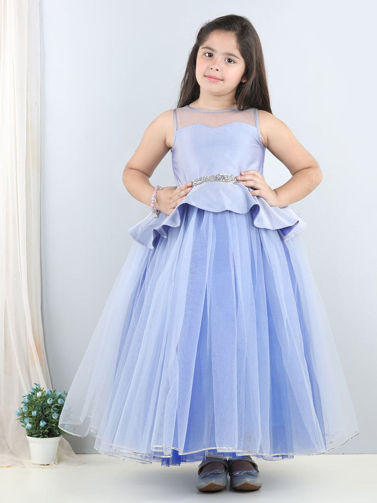 Girls Embellished Party Gown