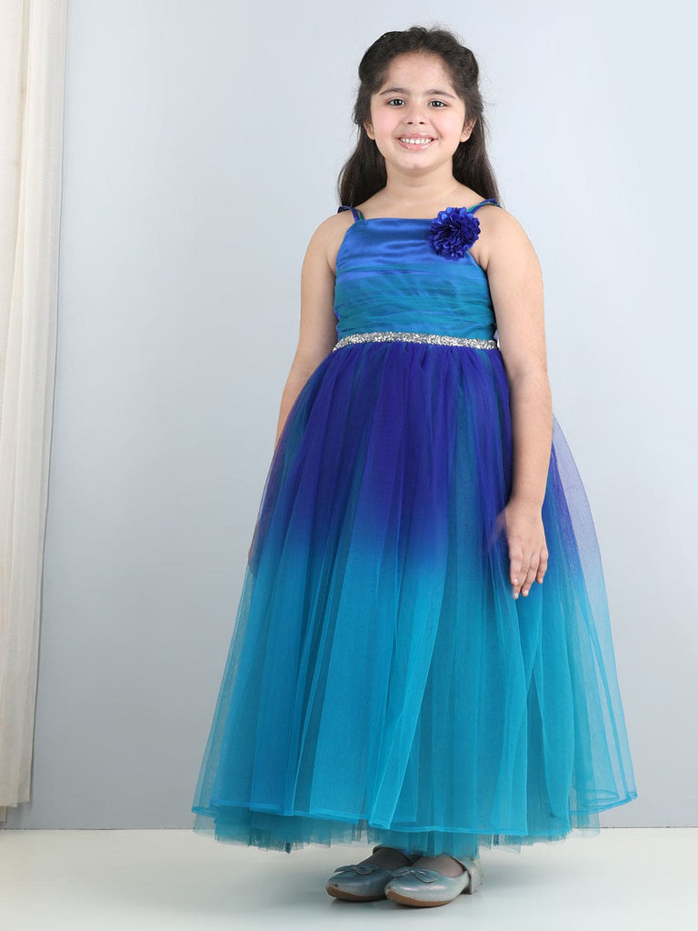 Girls Embellished Party Wear Gown