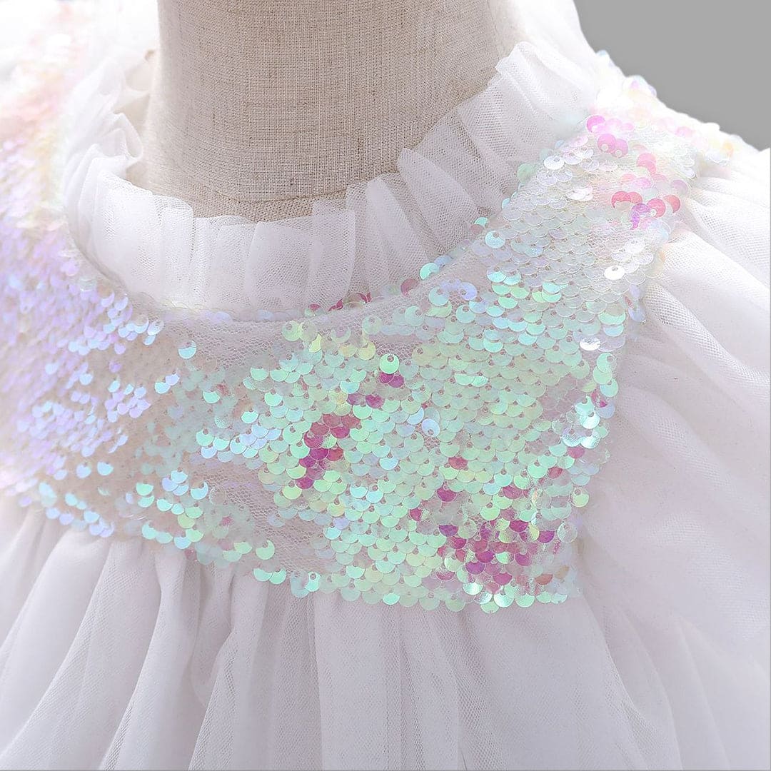 Girls Sequins Empire Line Party Dress Party Dresses   
