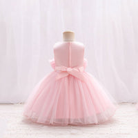Girls Sleeveless Balloon Shape Party Dress Party Dresses   