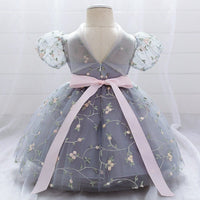 Net Embroidery Dress Casual Dresses   