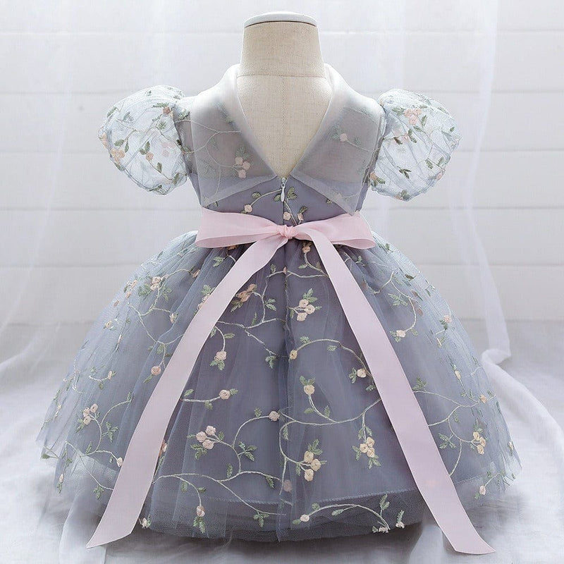 Net Embroidery Dress Casual Dresses   